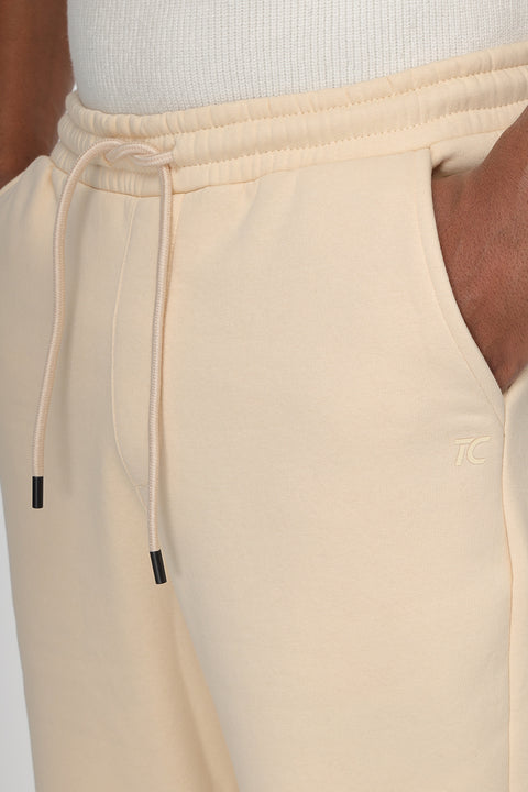 Regular Fit Sweat Pants Beige