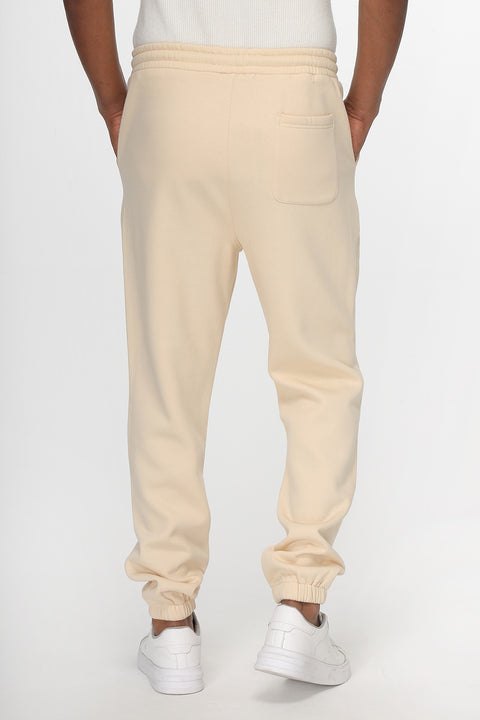 Regular Fit Sweat Pants Beige