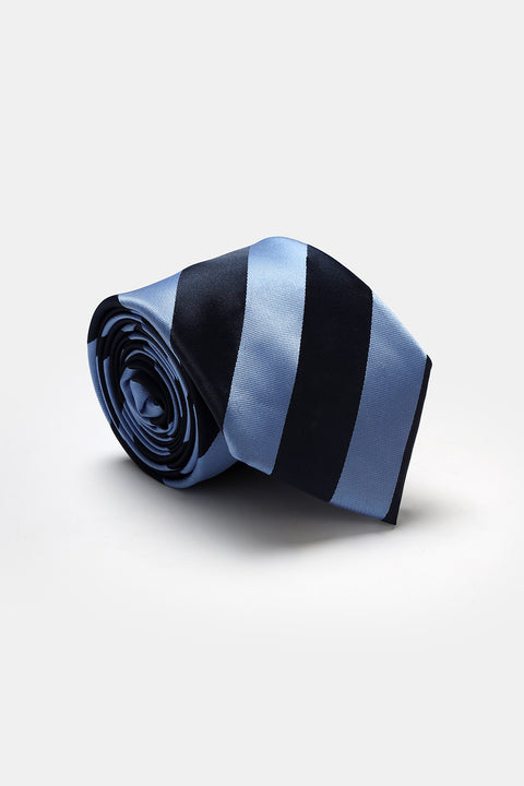 Stripe Tie 7 cm Light Blue