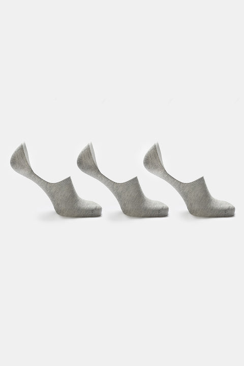 Cotton Socks Gray (Pack of 3)
