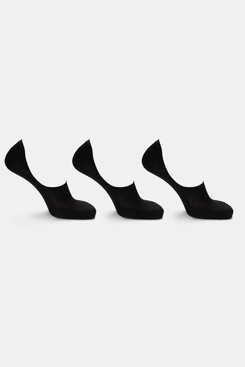 Cotton Socks Black (Pack of 3)