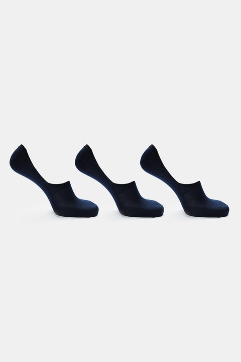 Cotton Socks Dark Blue (Pack of 3)