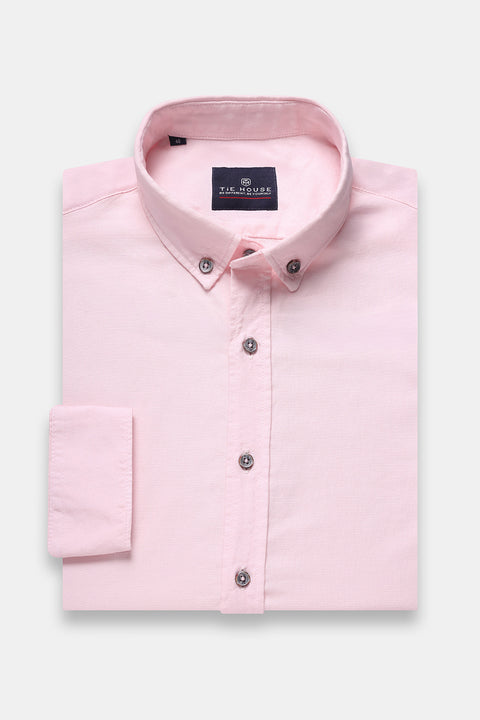 New Fit Shirt Oxford Rose 100% Cotton