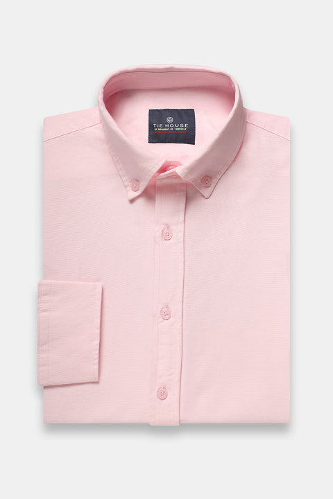 New Fit Shirt Oxford Rose 100% Cotton