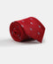 Jacquard Tie 7 cm Red
