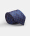 Jacquard Tie 7 cm Blue