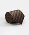 Jacquard Tie 7 cm Brown