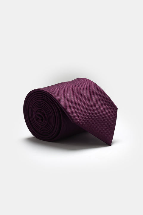 Jacquard Tie 7 cm Maroon