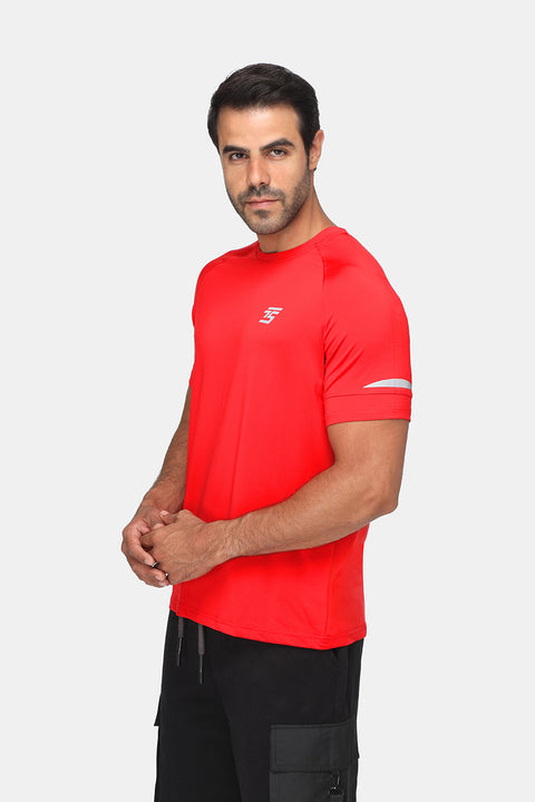 Regular Fit Sports T-Shirt Red