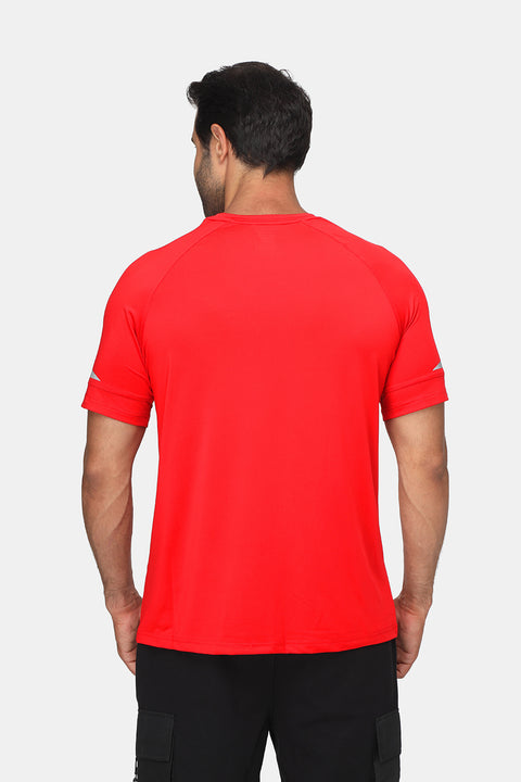 Regular Fit Sports T-Shirt Red