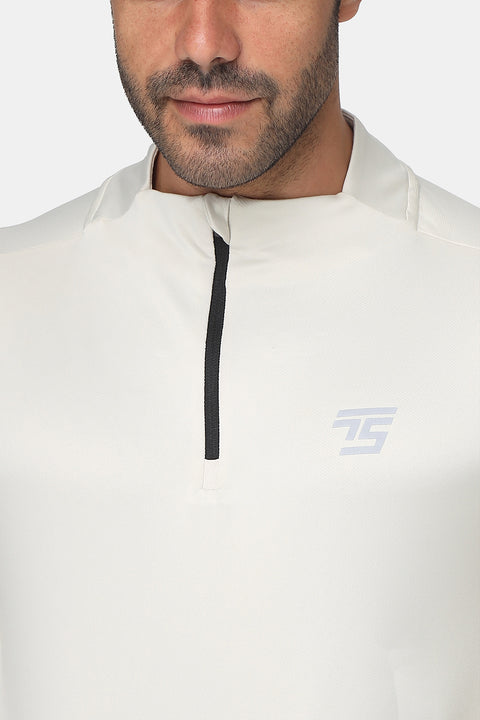 Regular Fit Sports T-Shirt Beige