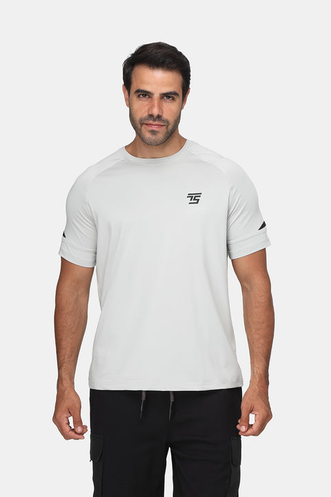 Regular Fit Sports T-Shirt Gray