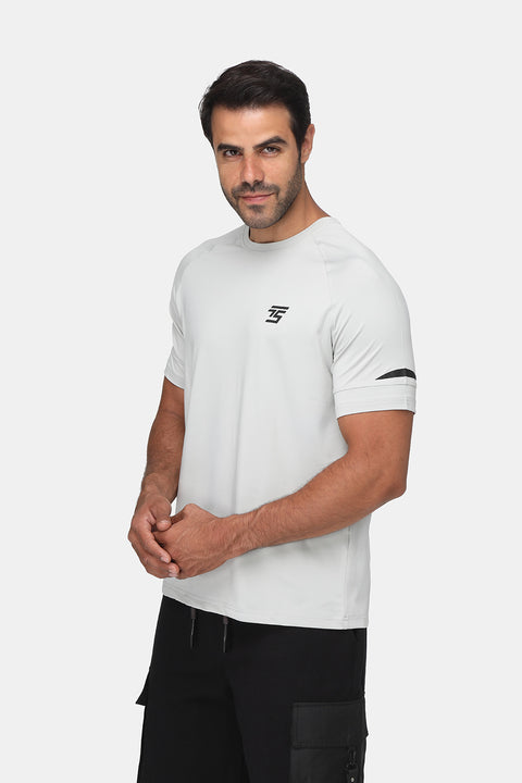Regular Fit Sports T-Shirt Gray