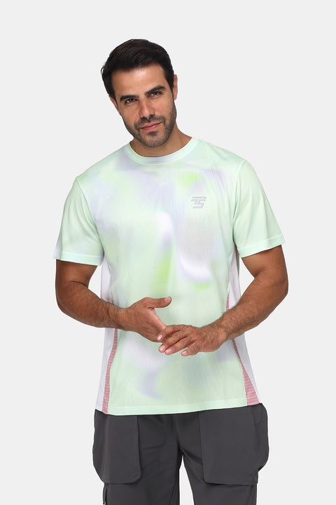 Regular Fit Sports T-Shirt Light Green