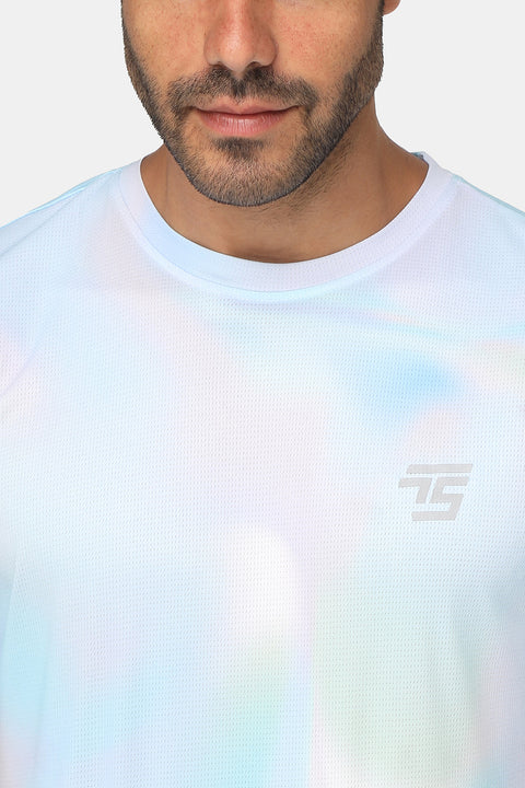 Regular Fit Sports T-Shirt Light Blue