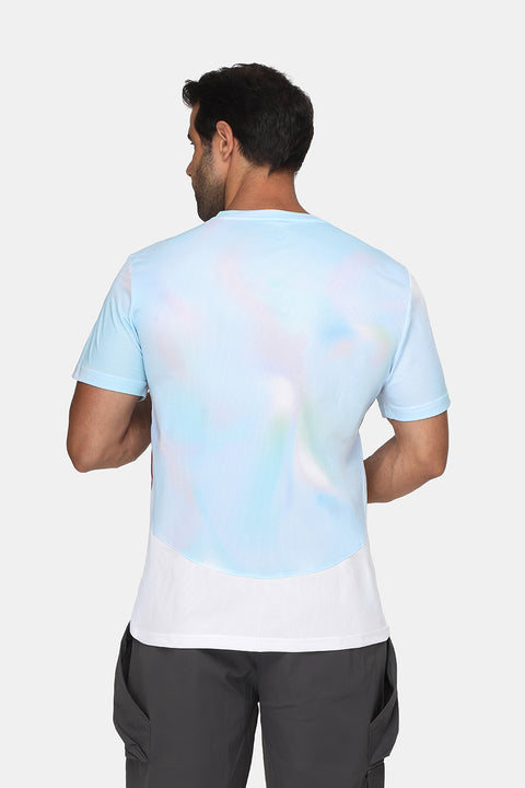 Regular Fit Sports T-Shirt Light Blue