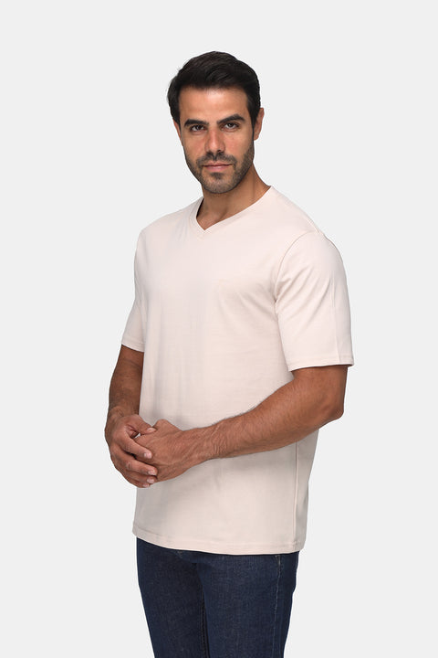 Regular Fit T-Shirt Beige