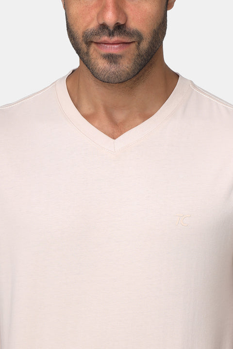 Regular Fit T-Shirt Beige