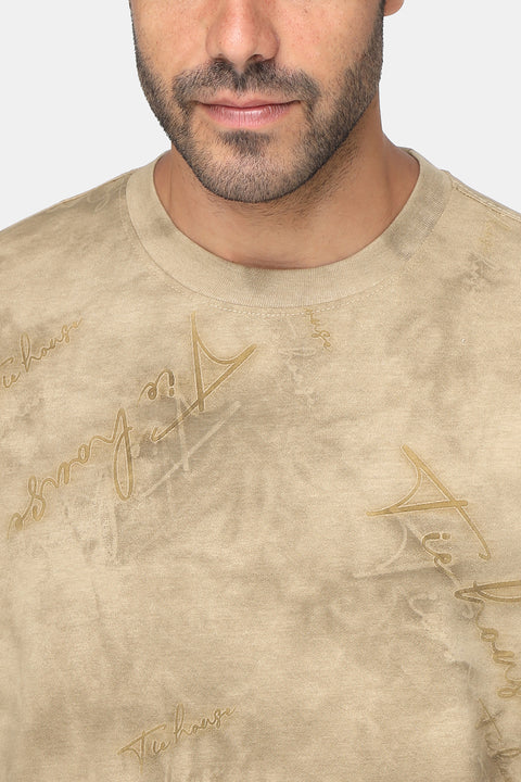 Regular Fit T-Shirt Beige