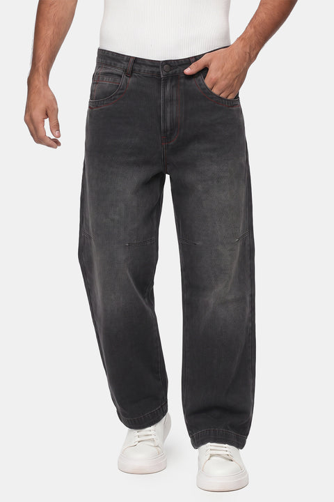 Supper Wide Leg Trousers Jeans Gray