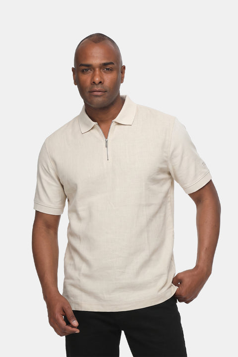 Polo Shirt Relax Fit Beige