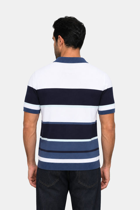 Polo Shirt Regular Fit Knitted White
