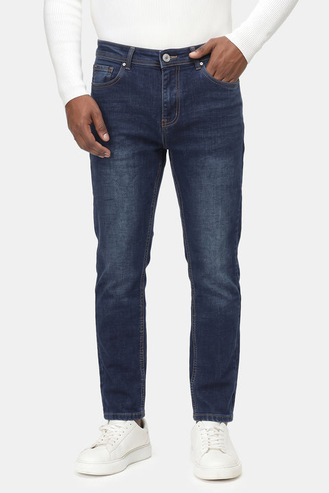 Slim Fit Trousers Jeans Blue