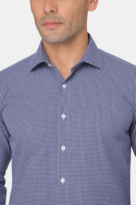 Milano Shirt Slim Fit Dark Blue