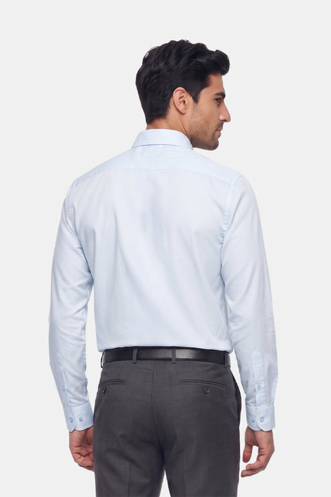 Classic Shirt Slim Fit 100% Cotton Light Blue