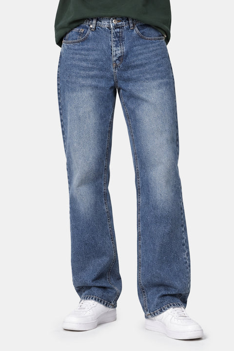 Wide Leg Trousers Jeans Blue