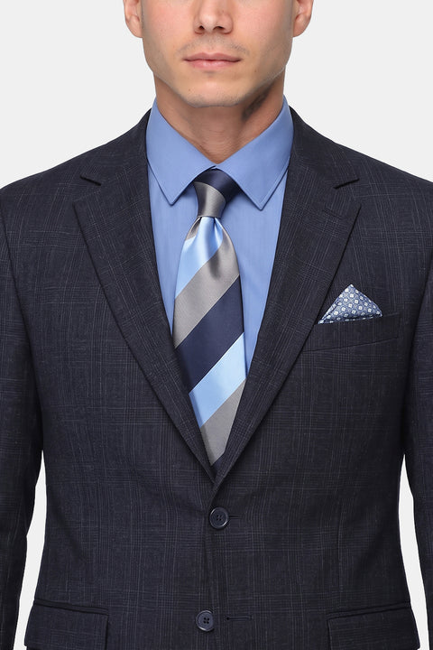 Slim Straight Fit Suit Dark Blue