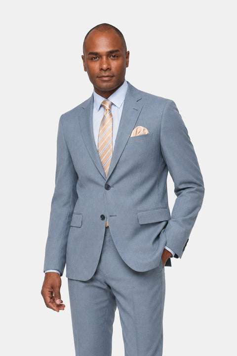 Slim Fit Suit Light Blue