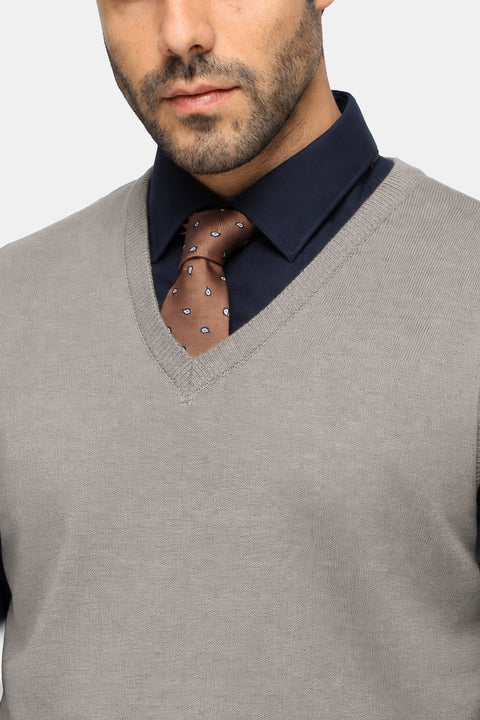 Regular Fit Gilet Gray