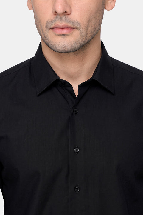 Classic Shirt  Regular Fit  Black