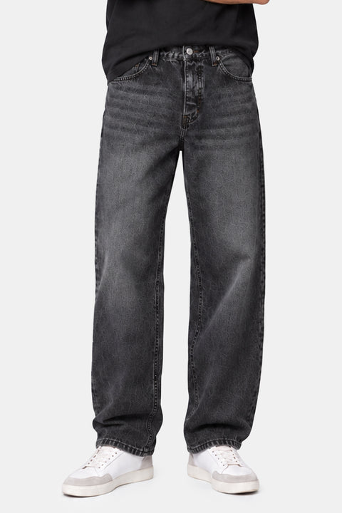 Wide Leg Trousers Jeans Gray