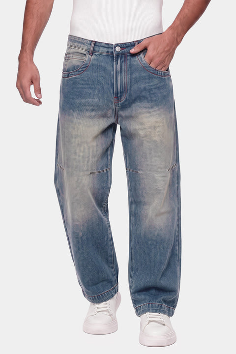 Supper Wide Leg Trousers Jeans Blue