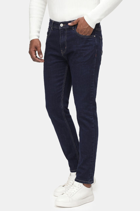 Slim Fit Trousers Jeans Dark Blue