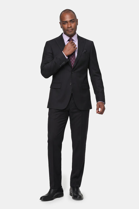 Slim Fit Suit Black