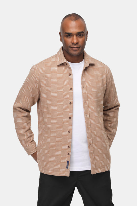 Over Shirt Regular Fit Beige