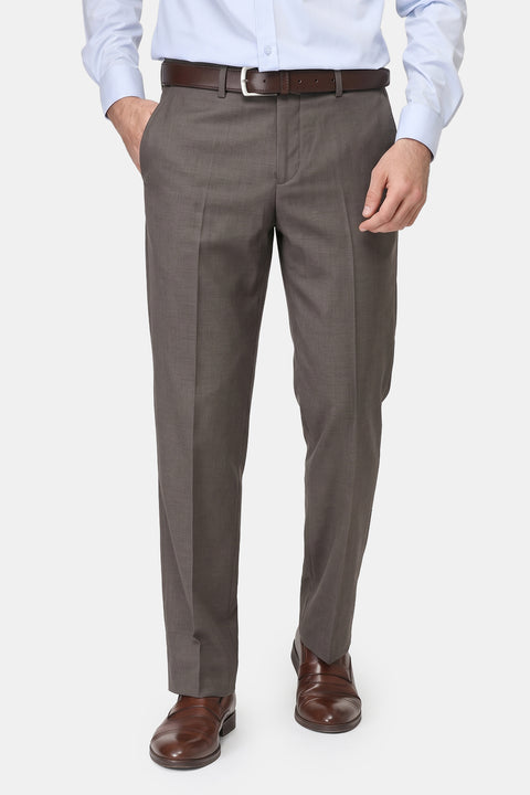Slim Straight Fit Classic Pants Green