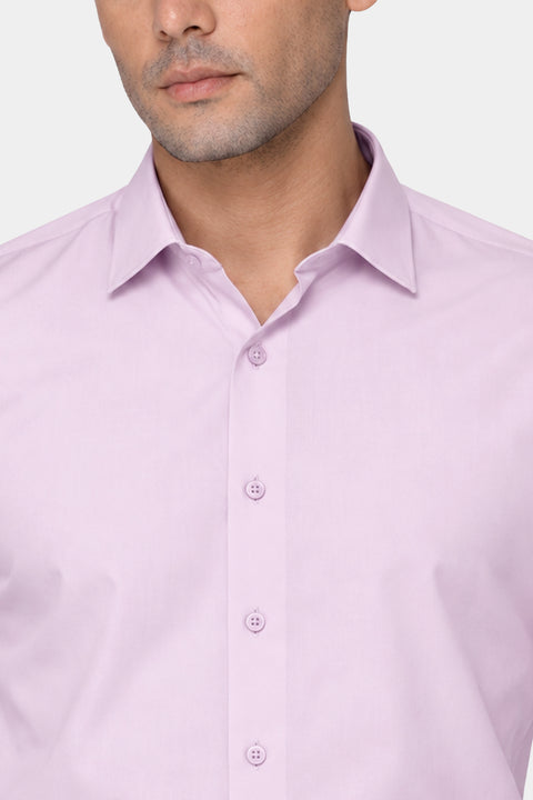 Classic Shirt Slim Fit Light Purple