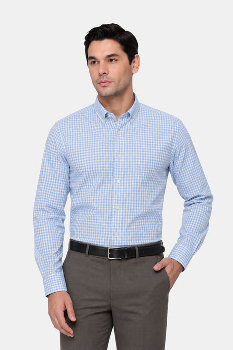 Milano Shirt Regular Fit Light Blue