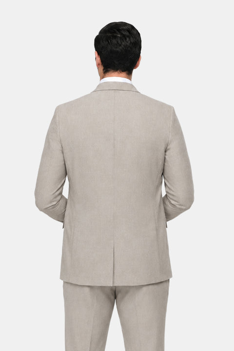 Slim Fit Suit Gray