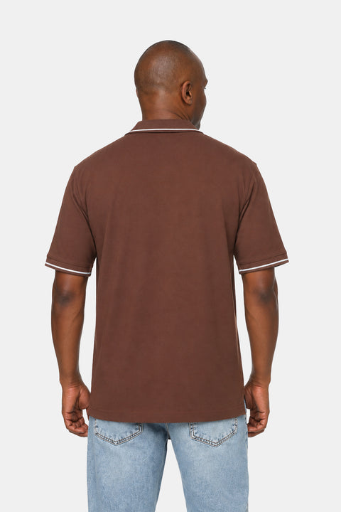 Polo Shirt Regular Fit Brown