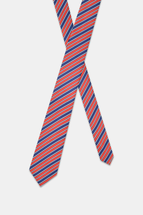 Stripe Tie 7 cm Orange