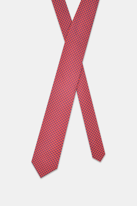 Jacquard Tie 7 cm Red