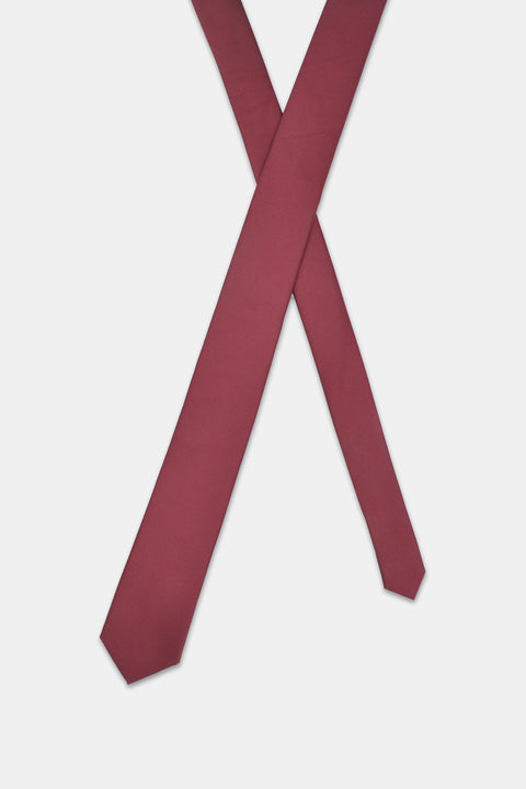 Jacquard Tie 6 cm Maroon