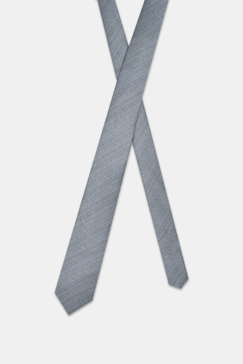 Jacquard Tie 6 cm Gray