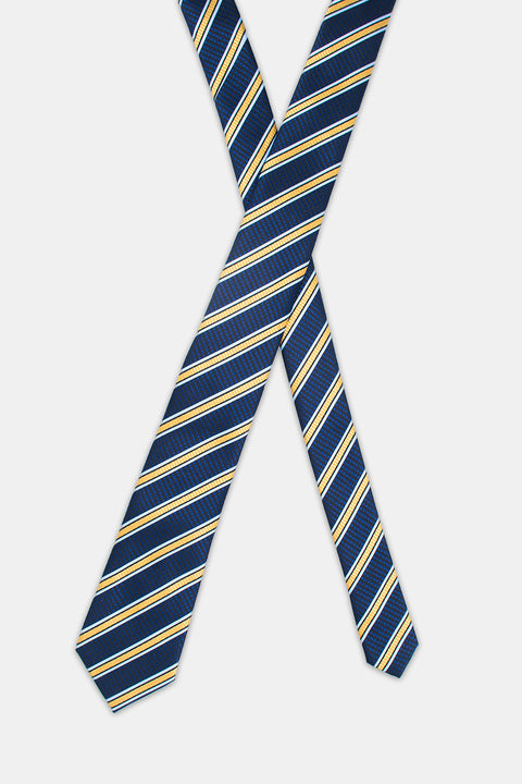 Stripe Tie 7 cm Dark Blue