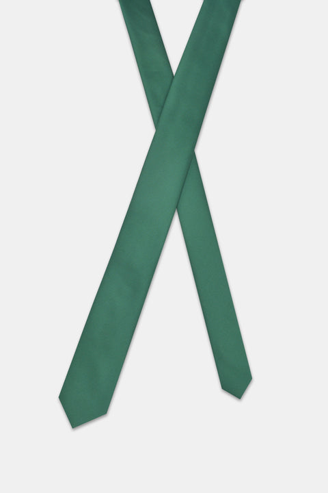 Jacquard Tie 6 cm Green